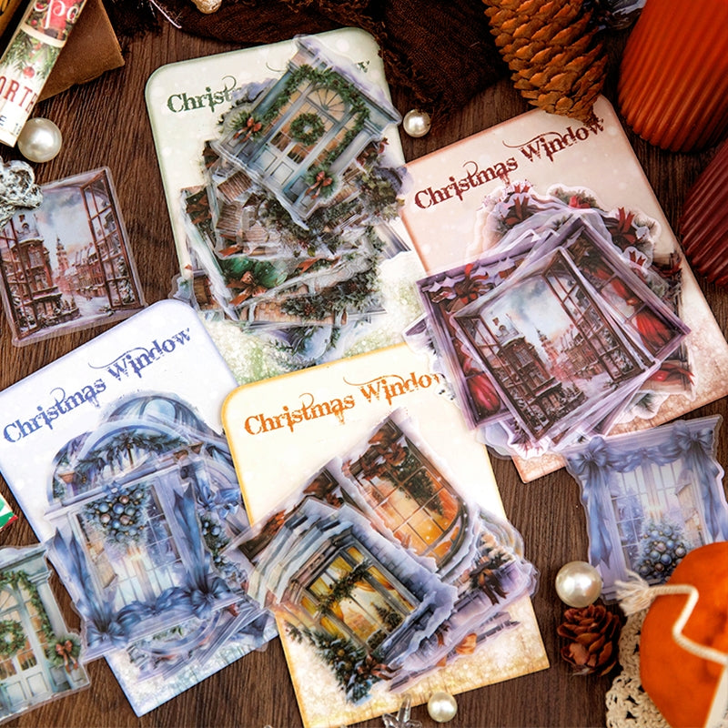 Christmas Window PET Sticker a