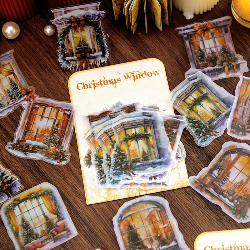 Christmas Window PET Sticker b