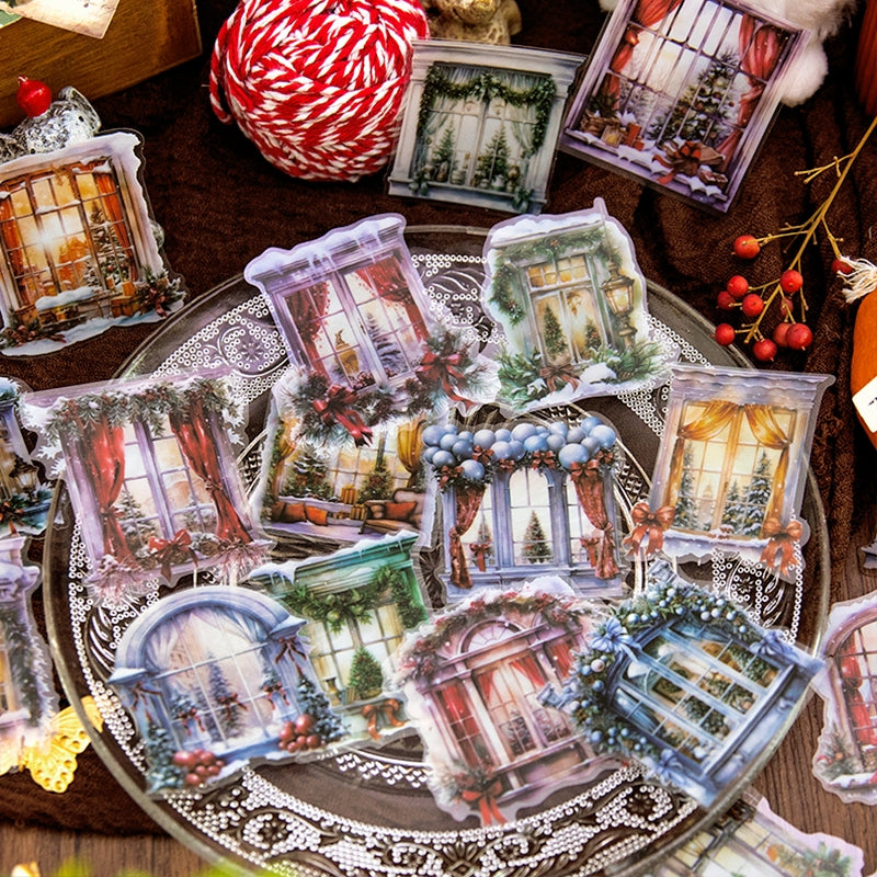 Christmas Window PET Sticker b2