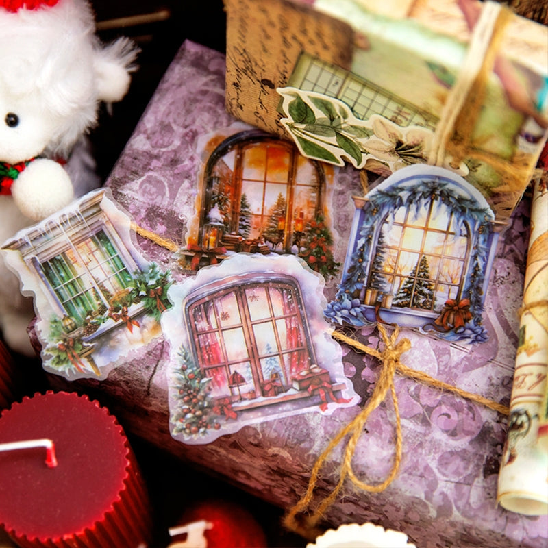 Christmas Window PET Sticker c