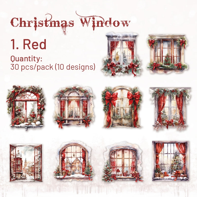 Christmas Window PET Sticker sku-1