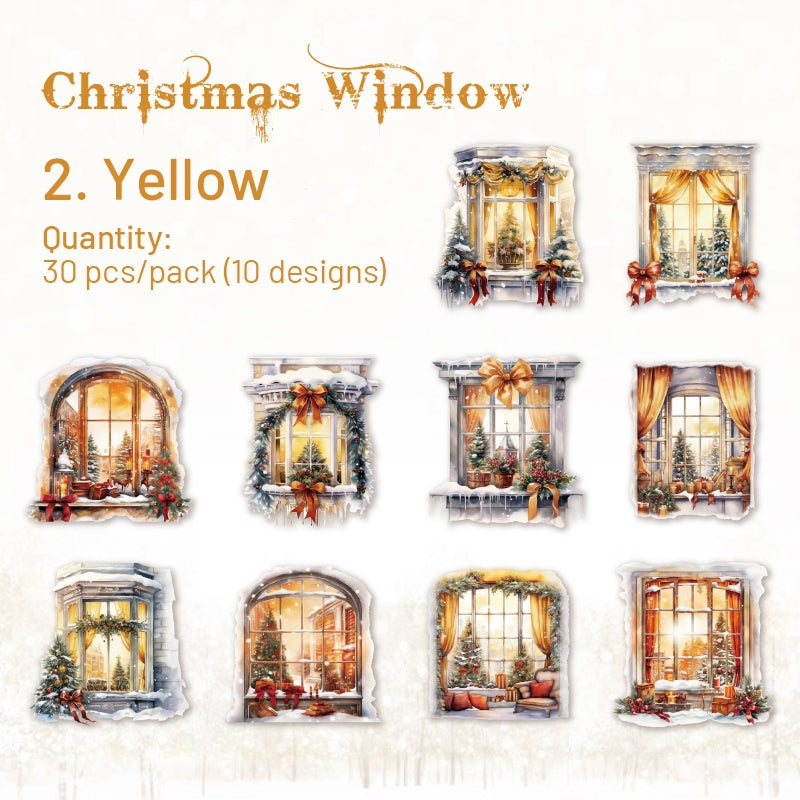 Christmas Window PET Sticker sku-2