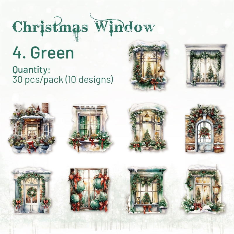 Christmas Window PET Sticker sku-4