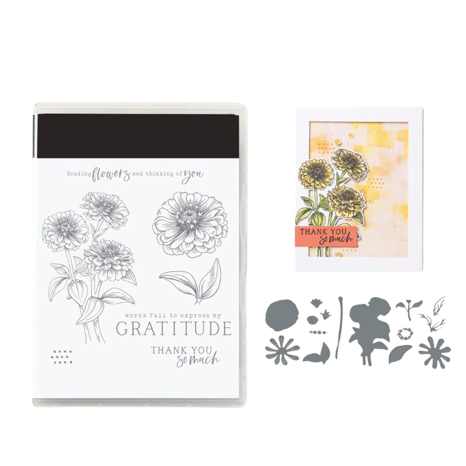   Chrysanthemum Transparent Silicone Stamp,  Chrysanthemum Carbon Steel Crafting Dies 2