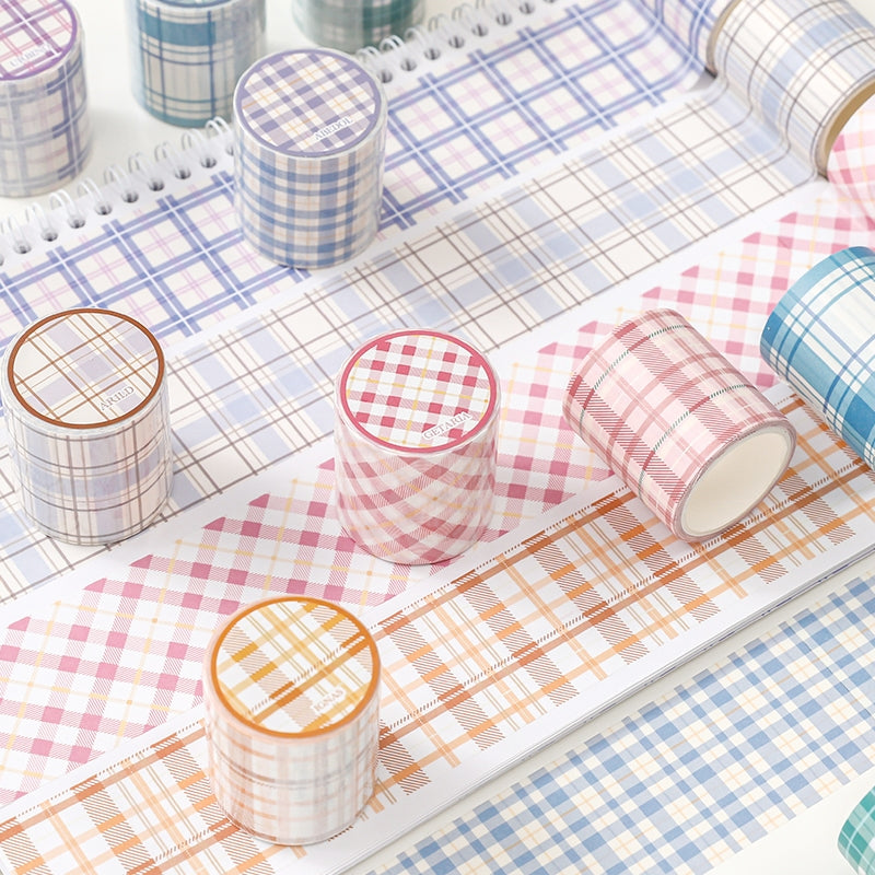 Classic Grid Pattern Washi Tape b7