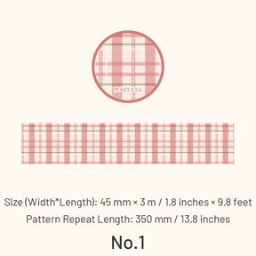 Classic Grid Pattern Washi Tape sku-1