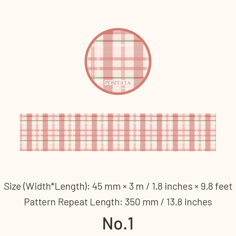 Classic Grid Pattern Washi Tape sku-1