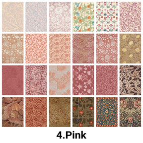 Classic William Morris Pattern Vintage Decorative Paper Pink