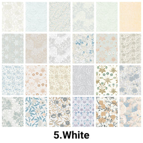 Classic William Morris Pattern Vintage Decorative Paper White