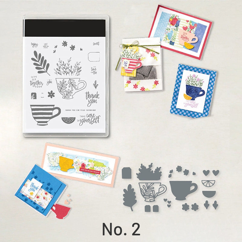 Clear Silicone Stamp and Crafting Dies Set (30 Design) sku-2