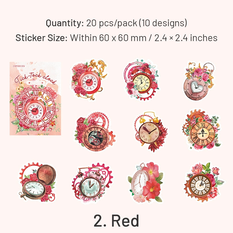 Clock-themed Specialty Ink Washi Stickers sku-2