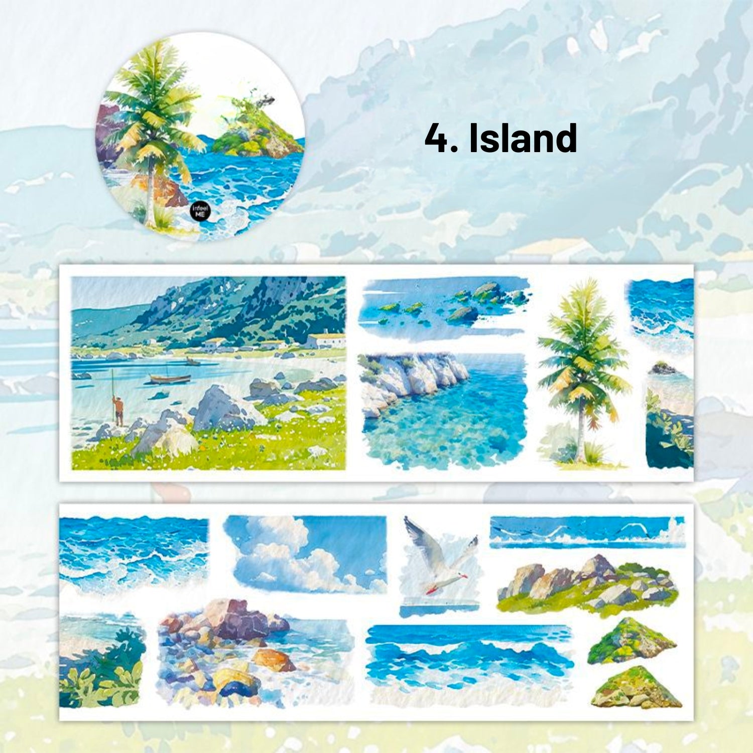 Coastal Scene Decorative Tape9