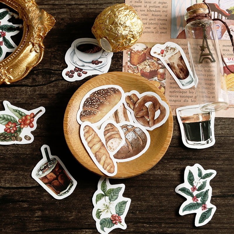 Coffee Beverage Theme Stickers b