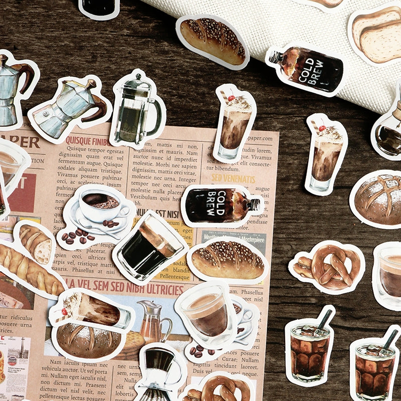 Coffee Beverage Theme Stickers b3
