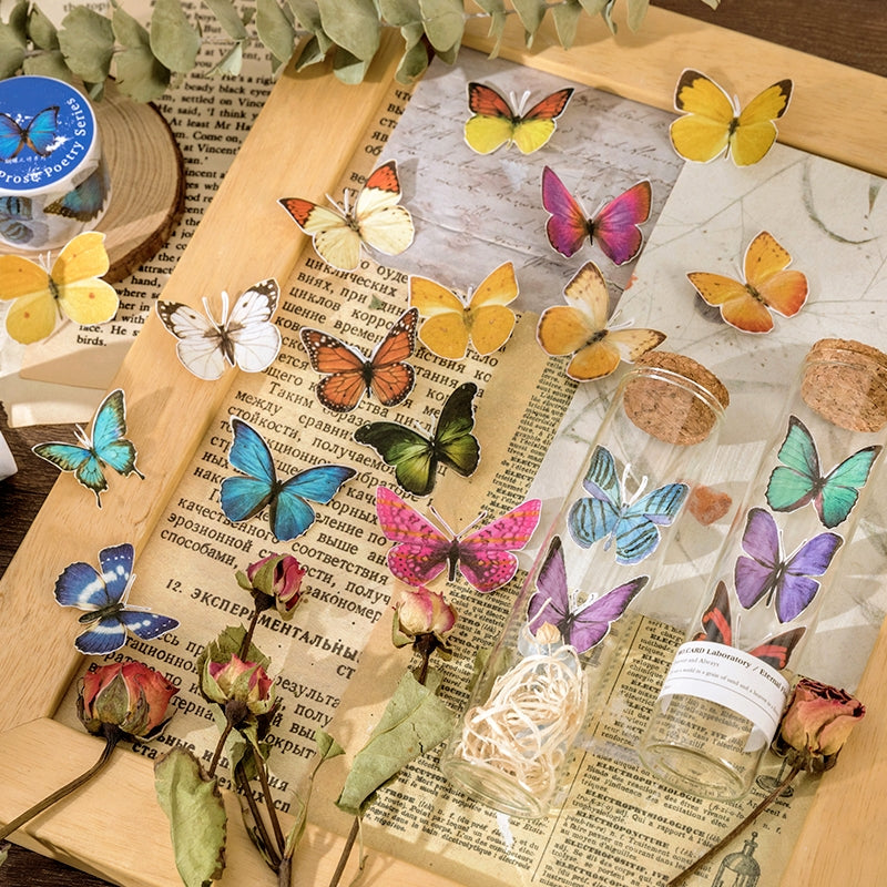 Colorful and Vibrant Butterflies Washi Tape b2