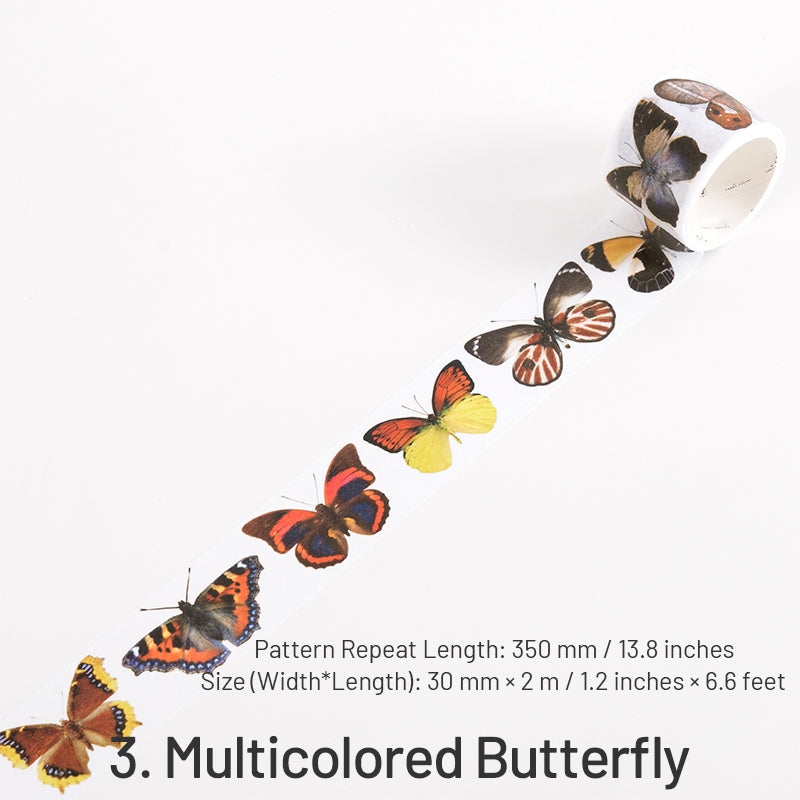 Colorful and Vibrant Butterflies Washi Tape sku-3