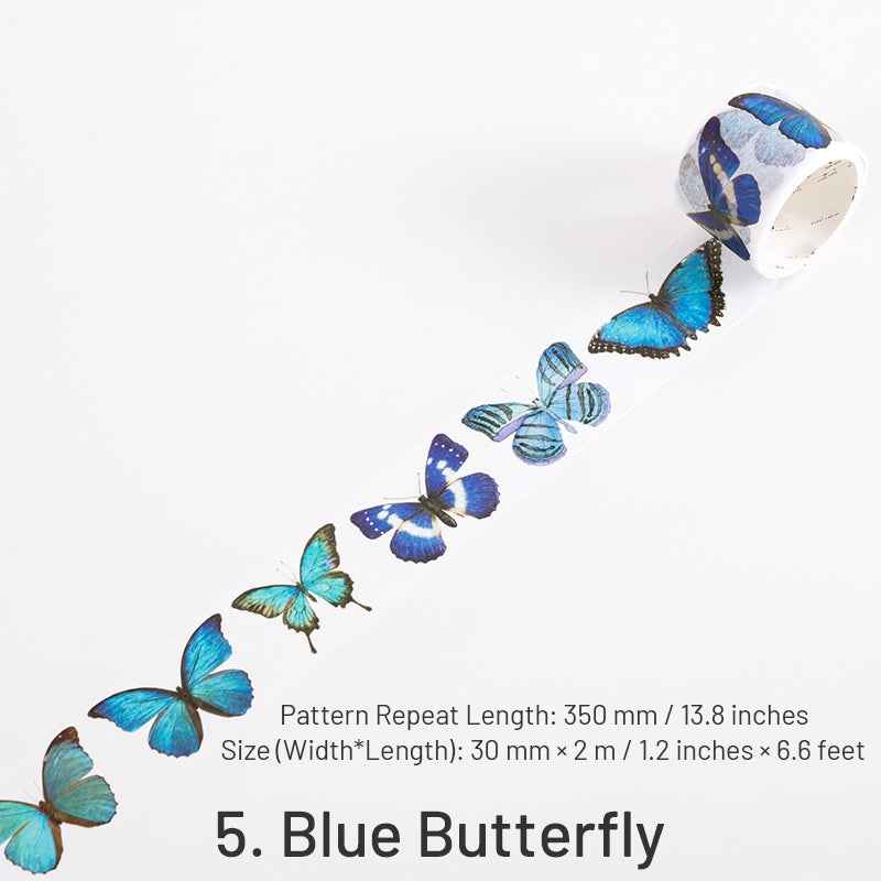 Colorful and Vibrant Butterflies Washi Tape sku-5