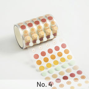 Colorful Dot Multi-Size Washi Tape-sku4