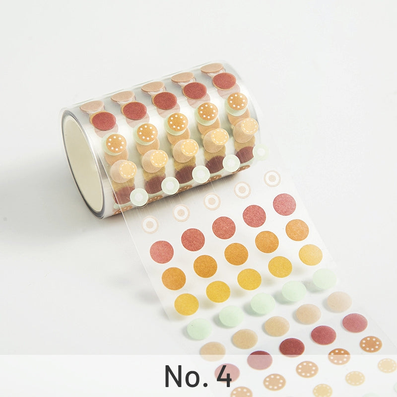 Colorful Dot Multi-Size Washi Tape-sku4