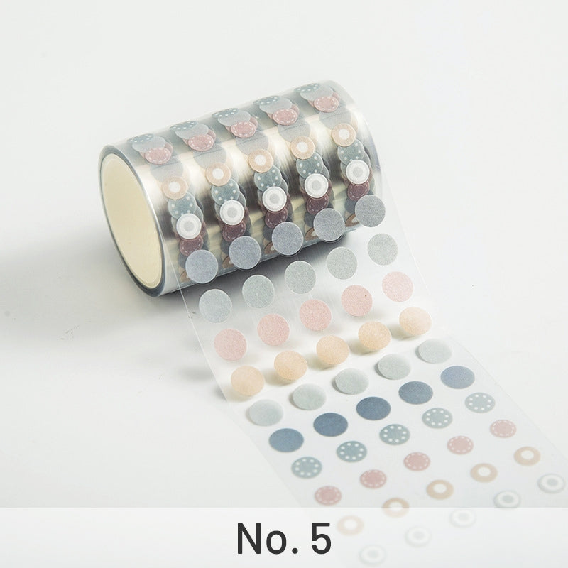 Colorful Dot Multi-Size Washi Tape-sku5