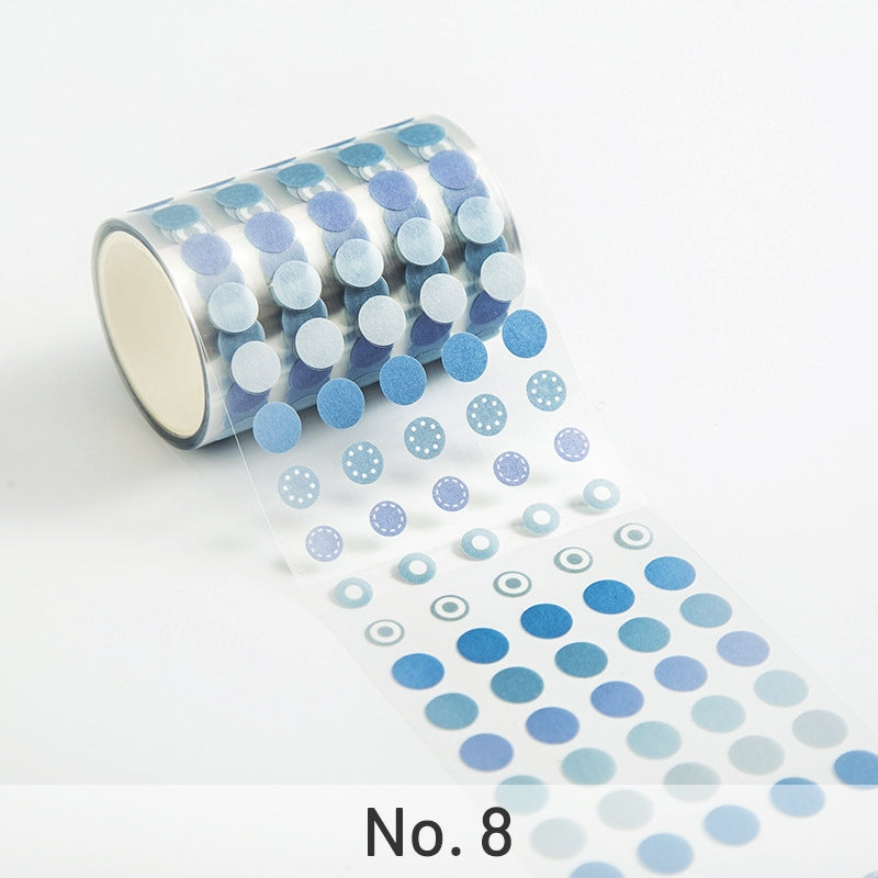 Colorful Dot Multi-Size Washi Tape-sku8