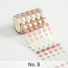 Colorful Dot Multi-Size Washi Tape-sku9