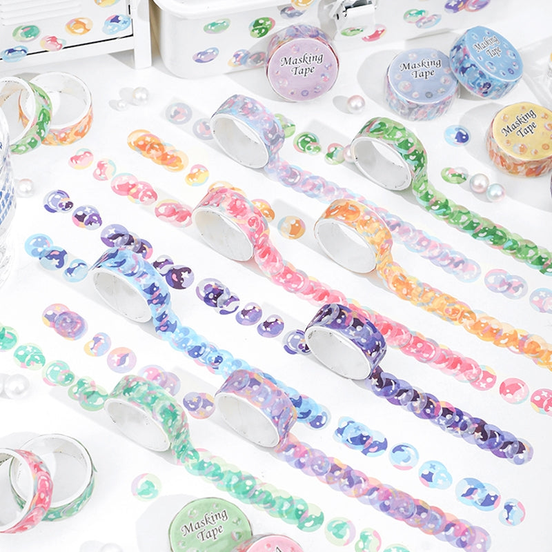 Colorful Bubble Washi Stickers a
