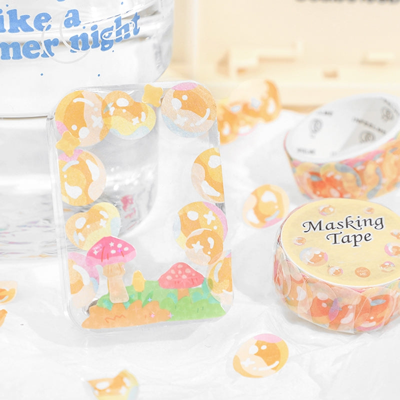 Colorful Bubble Washi Stickers b3