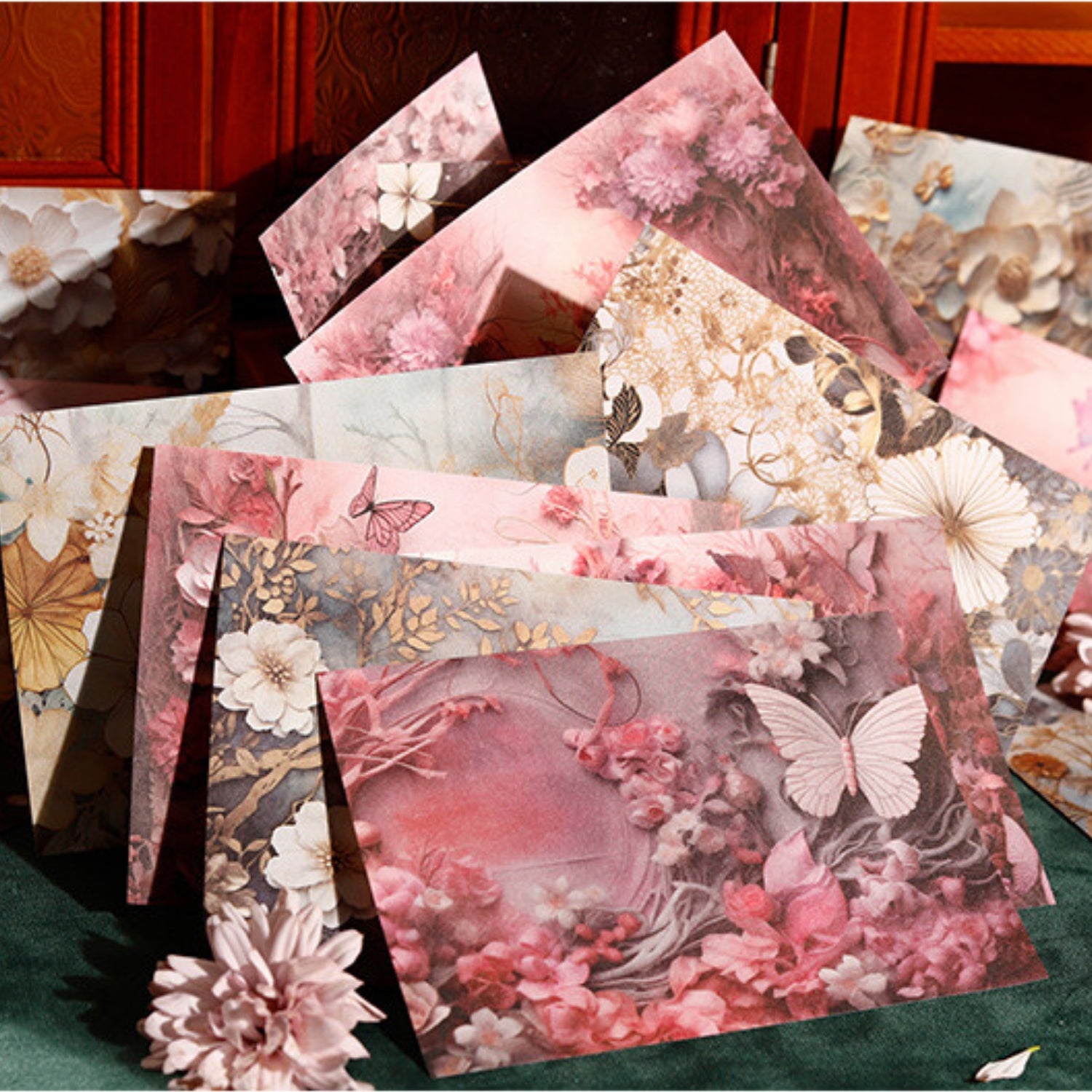 Colorful Flower Language Series Flower Material Book 15