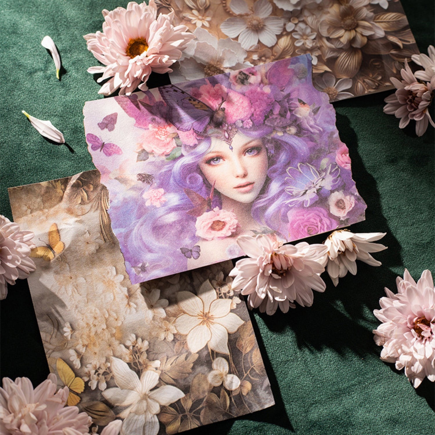 Colorful Flower Language Series Flower Material Book 16