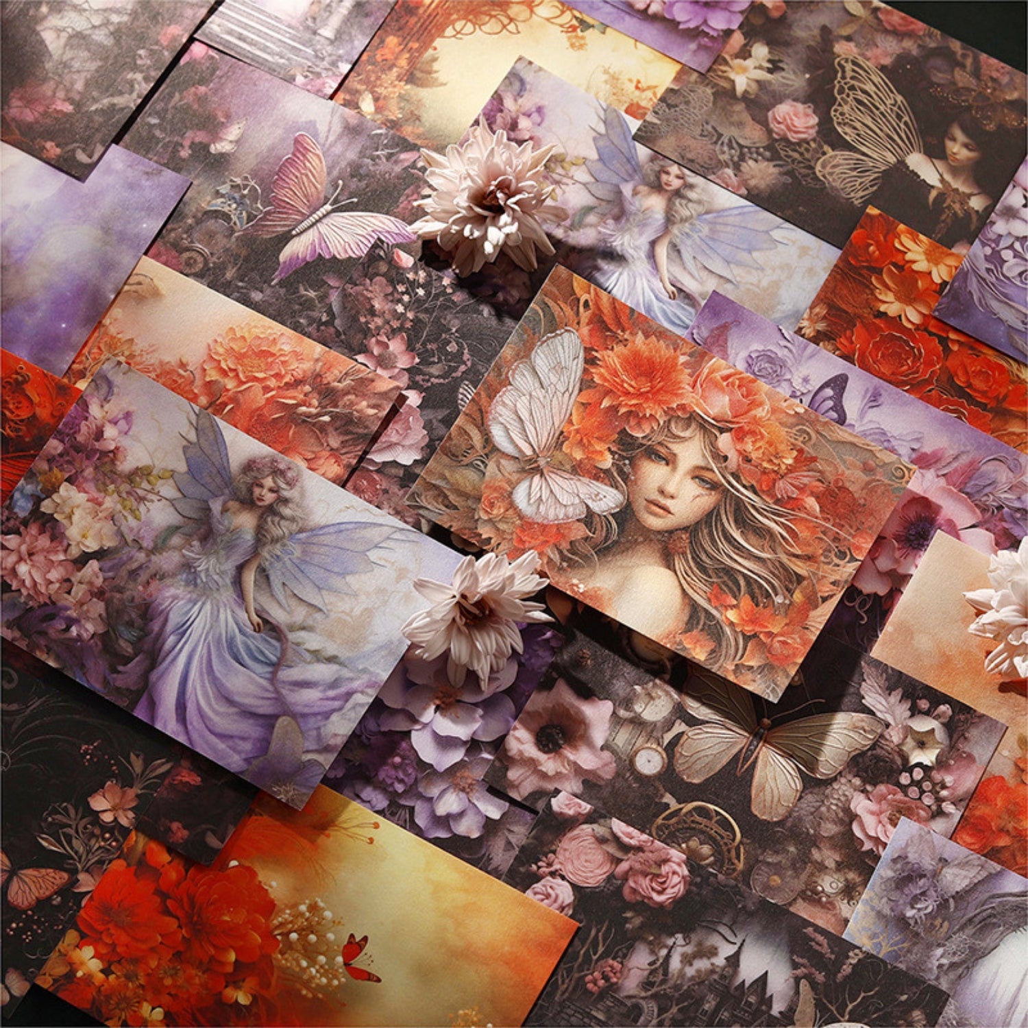 Colorful Flower Language Series Flower Material Book 3