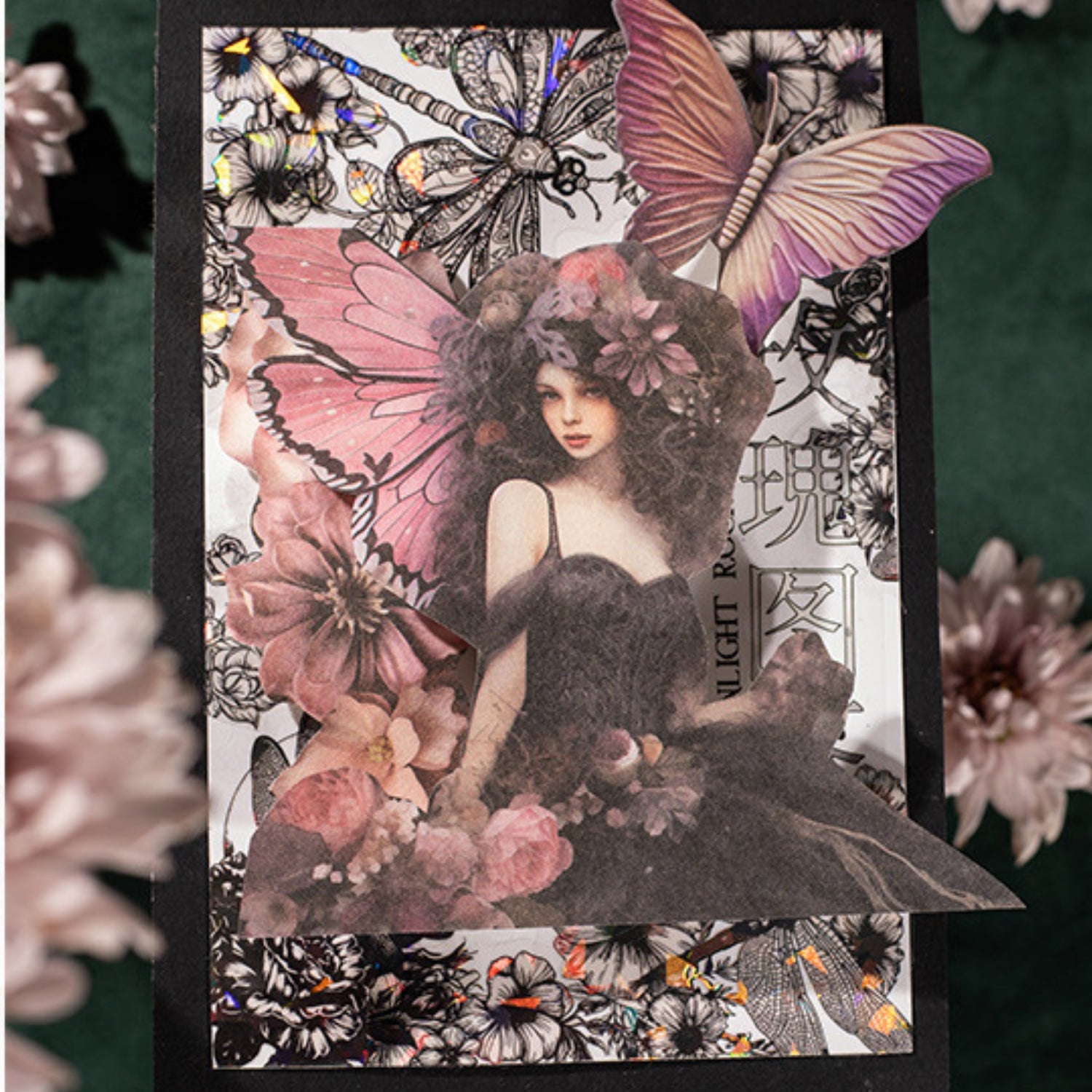 Colorful Flower Language Series Flower Material Book 8