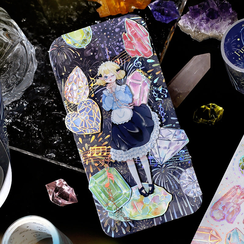 Colorful Realm Series Holographic Washi Tape b