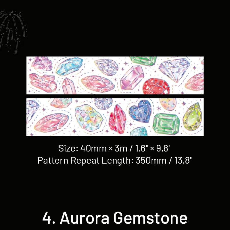 Colorful Realm Series Holographic Washi Tape sku-4