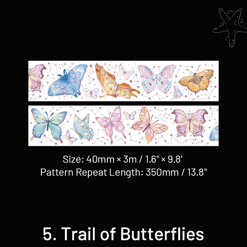 Colorful Realm Series Holographic Washi Tape sku-5