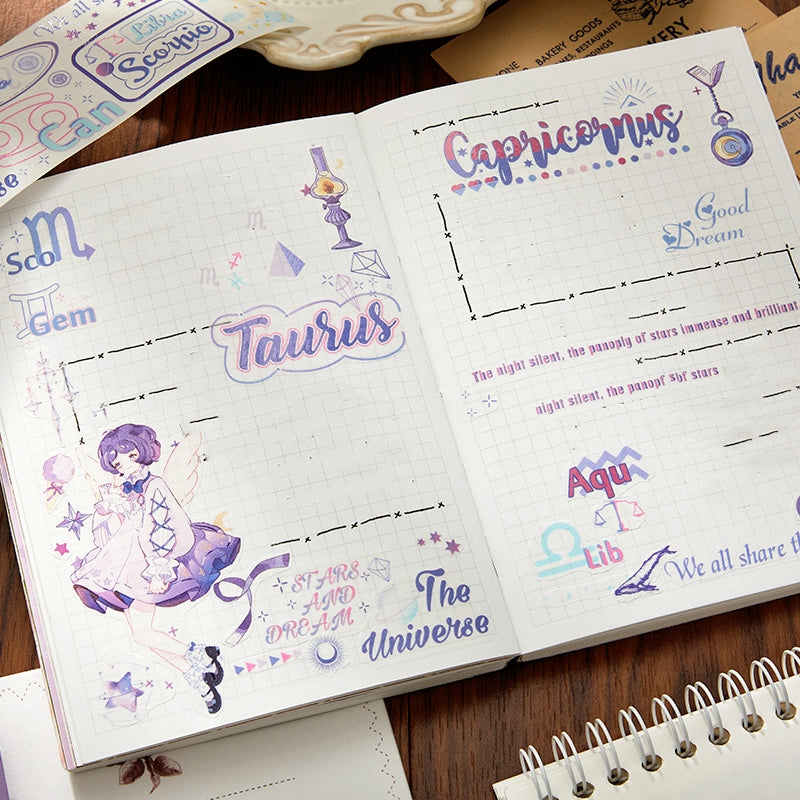 Colorful Words Washi Tape b