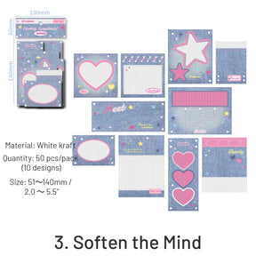 Cowboy Sweetheart Series Korean Style Sticky Notes sku-3