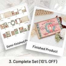 Cozy Christmas Junk Journal and Add Ons Booklet Folio Craft Kit 15