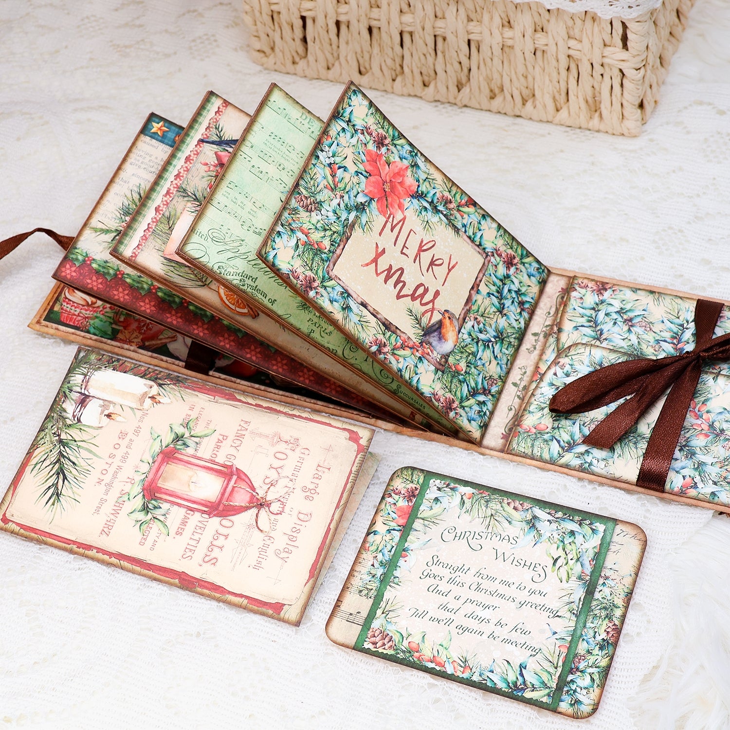 Cozy Christmas Junk Journal and Add Ons Booklet Folio Craft Kit Cozy Christmas Junk Journal and Add Ons Booklet Folio Craft Kit 003