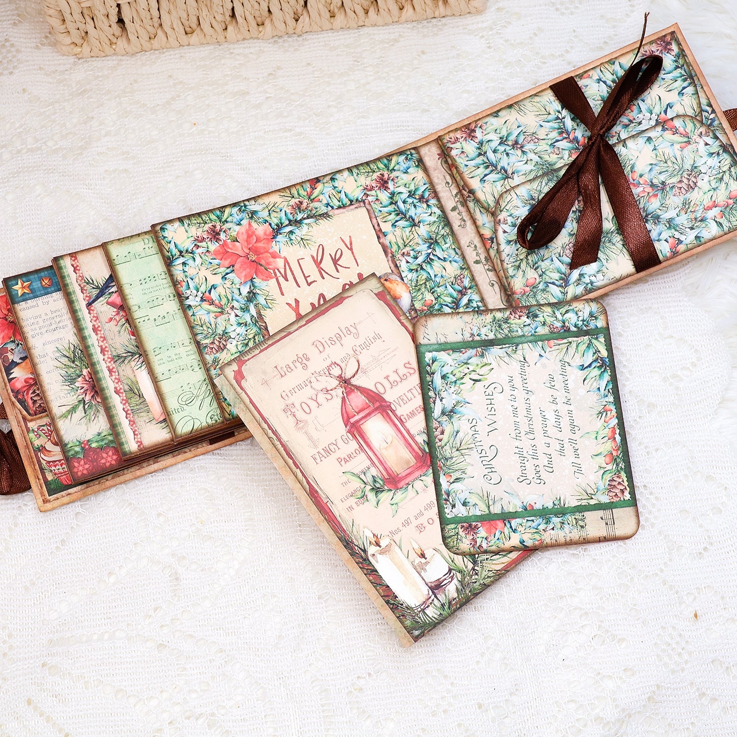 Cozy Christmas Junk Journal and Add Ons Booklet Folio Craft Kit Cozy Christmas Junk Journal and Add Ons Booklet Folio Craft Kit 004