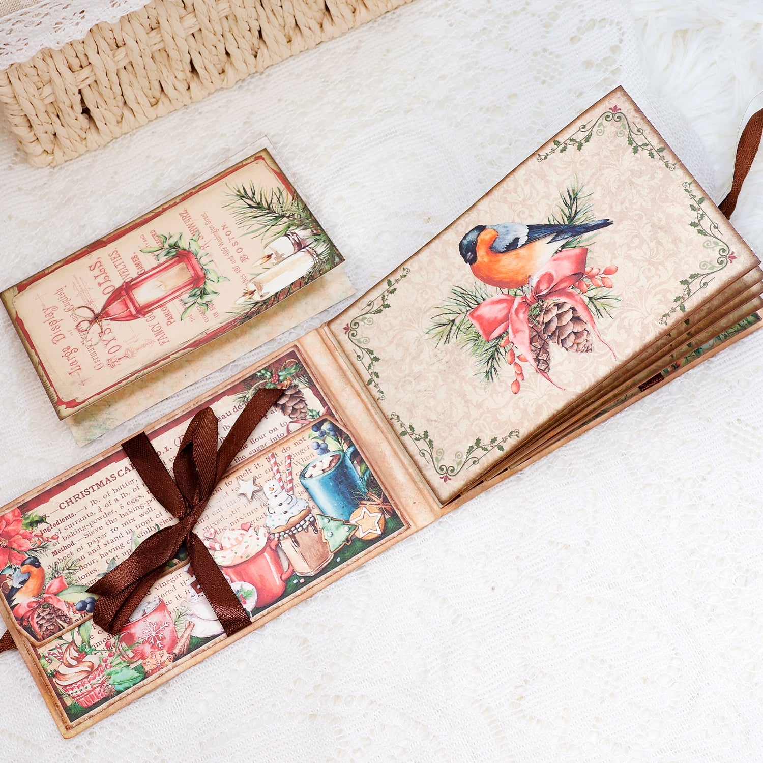 Cozy Christmas Junk Journal and Add Ons Booklet Folio Craft Kit Cozy Christmas Junk Journal and Add Ons Booklet Folio Craft Kit 008