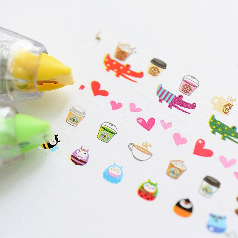 Creative Cartoon Decorative Tape Pen b