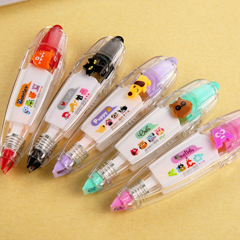 Kawaii Animals Press Type Masking Tape Sticker Pen - Japanese Kawaii Pen  Shop - Cutsy World
