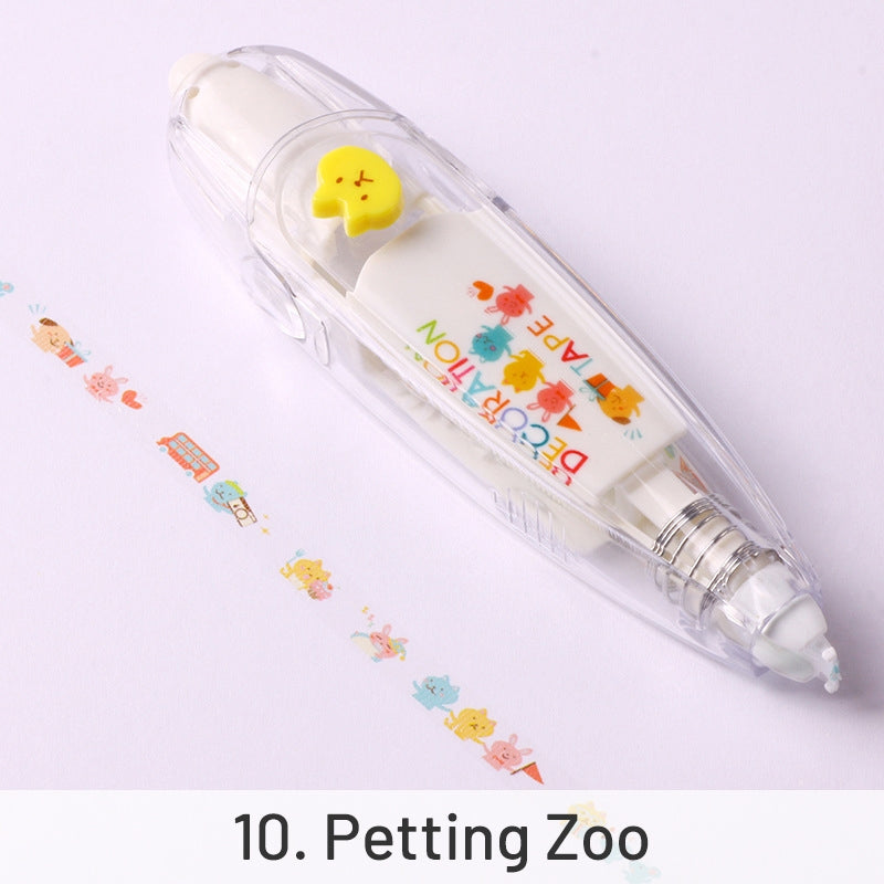 Creative Cartoon Decorative Tape Pen sku-10
