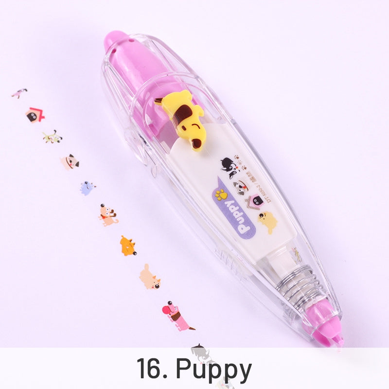 Creative Cartoon Decorative Tape Pen sku-16