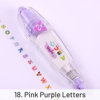 18. Pink Purple Letters