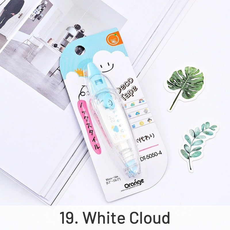 Creative Cartoon Decorative Tape Pen sku-19