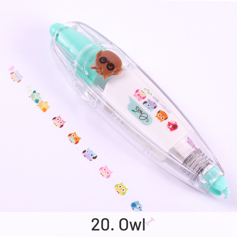 Creative Cartoon Decorative Tape Pen sku-20