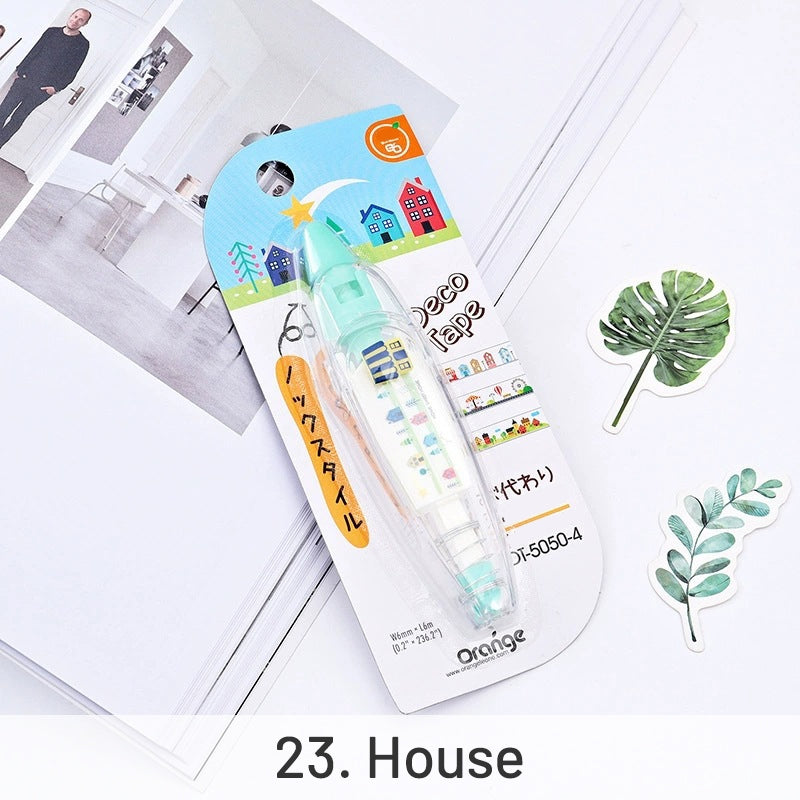 Creative Cartoon Decorative Tape Pen sku-23