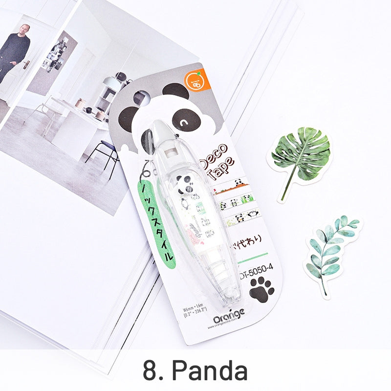 Creative Cartoon Decorative Tape Pen sku-8